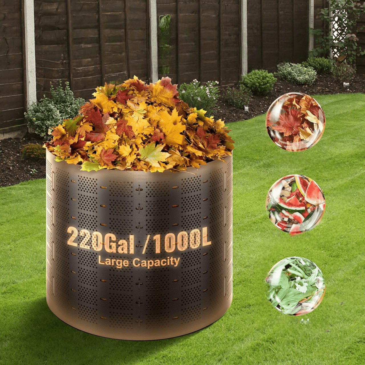 Composteur de Jardin - GardenCompost™ - Rond - Bio Composteur