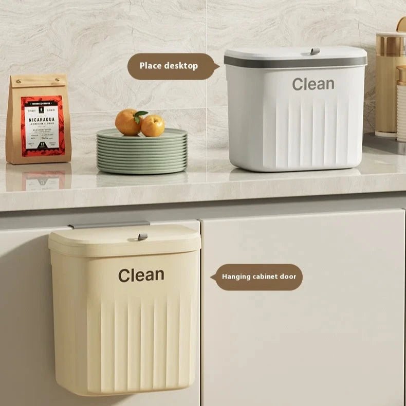Poubelle de cuisine pour déchets végétaux, avec capot. - Bio Composteur