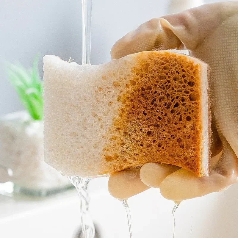 Éponges Compostables Biodégradables pour la Vaisselle en Cuisine - Bio Composteur