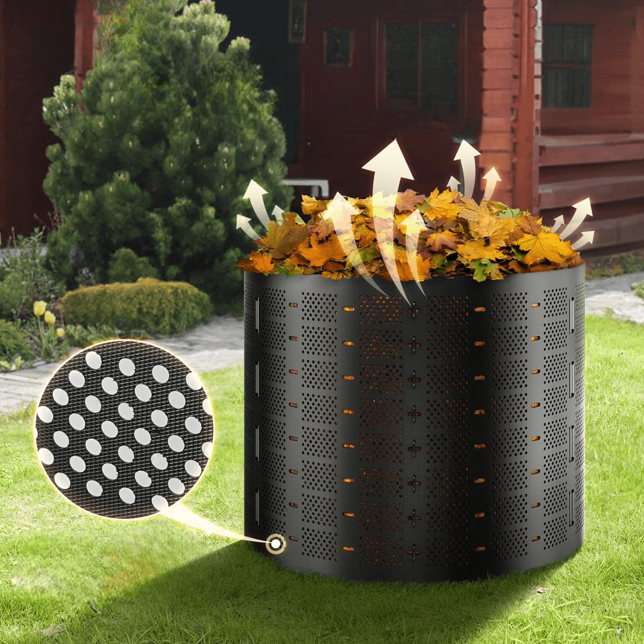 Composteur de Jardin - GardenCompost™ - Rond - Bio Composteur